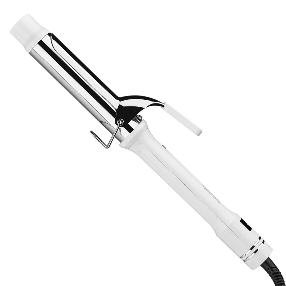 Hot tools white curling iron best sale